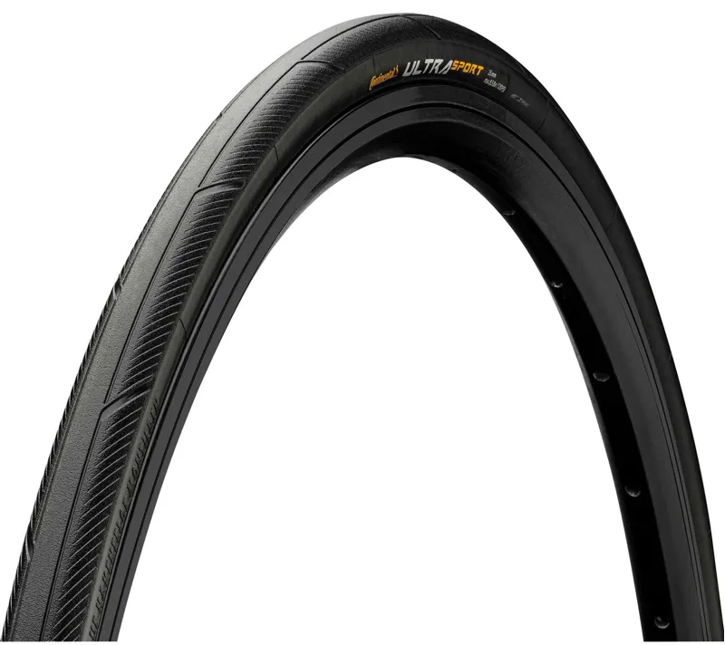 Continental Ultrasport III 700c x 28 Wired Road Tyre in Black